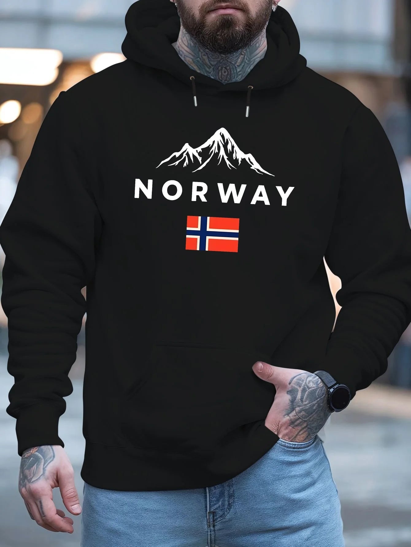 Hoodie Apex "Norway Edition" – Résistance & Force Mentality