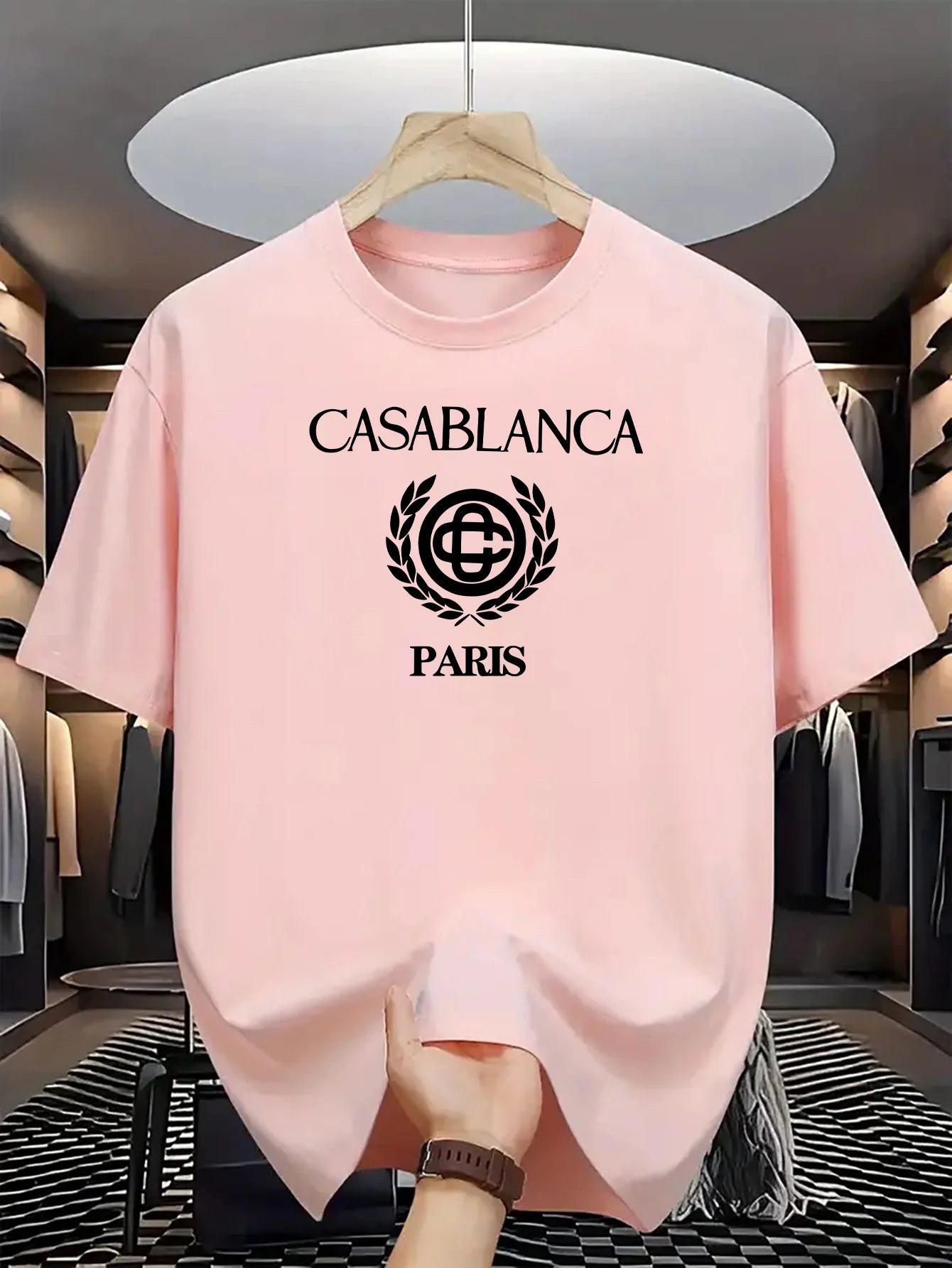 T-Shirt Homme Paris High Street – Coton Épais Premium & Style Urbain