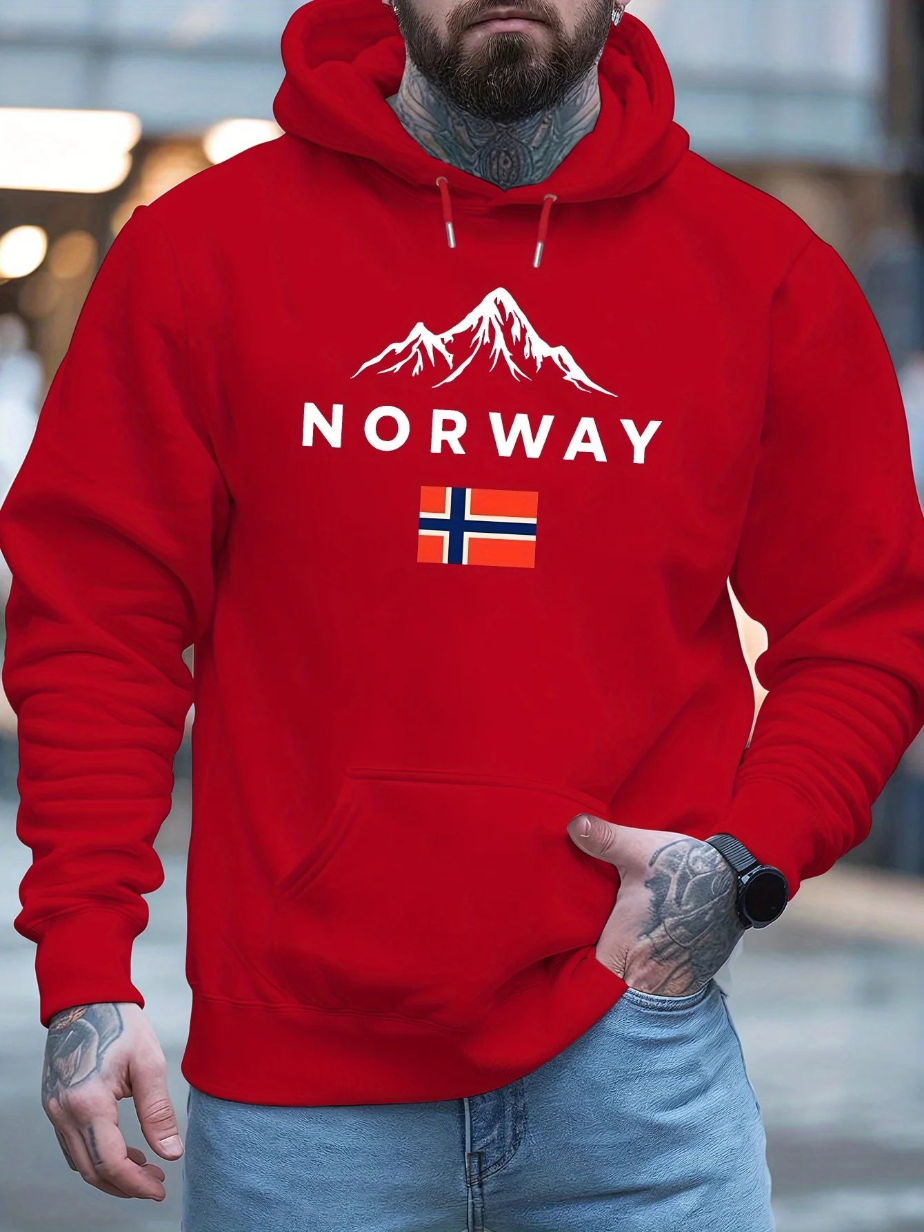 Hoodie Apex "Norway Edition" – Résistance & Force Mentality
