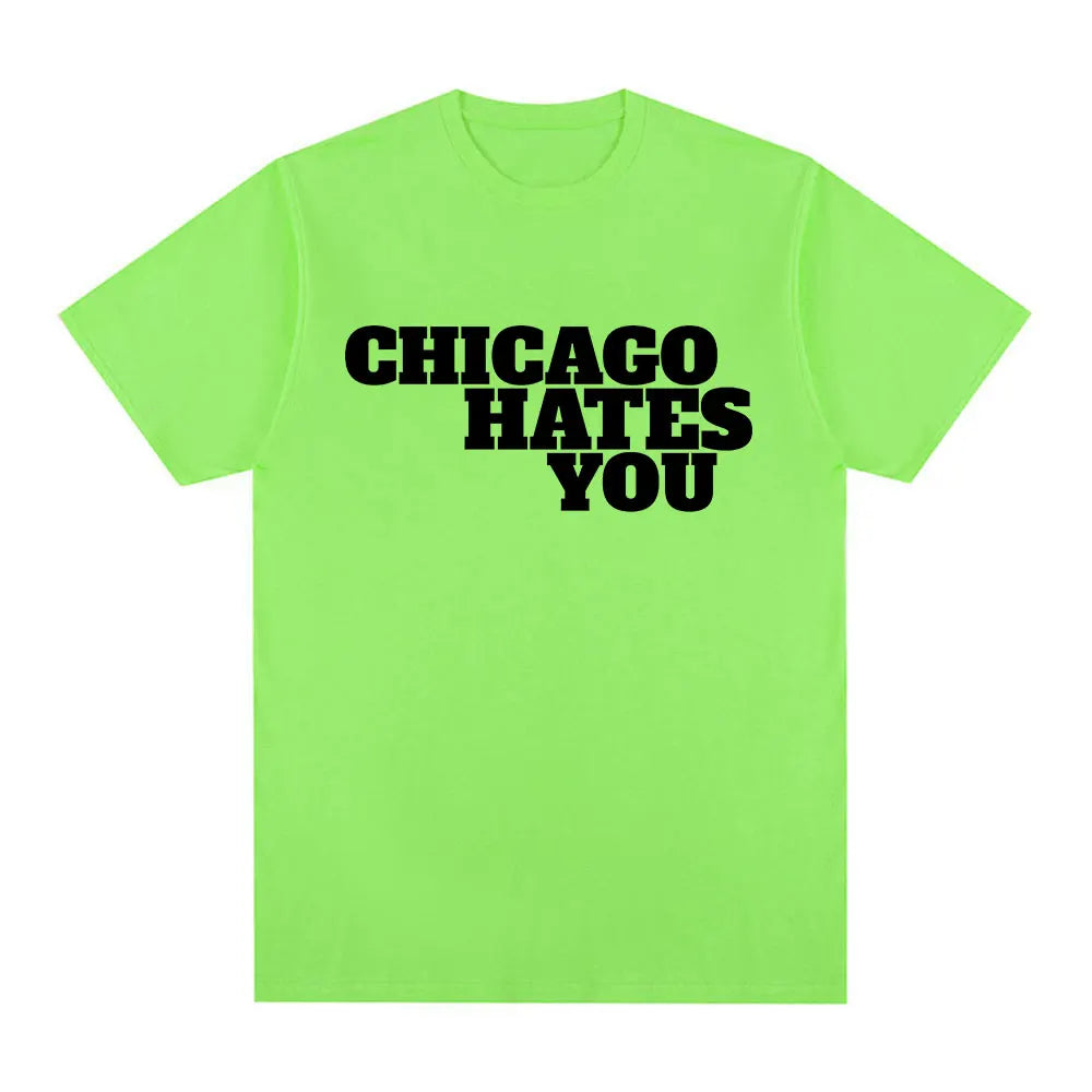 T-Shirt Streetwear Rap Chicago Oversize – Style Hip-Hop Urbain