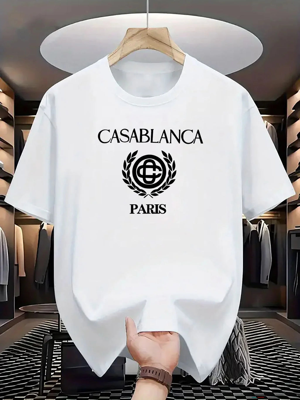 T-Shirt Homme Paris High Street – Coton Épais Premium & Style Urbain