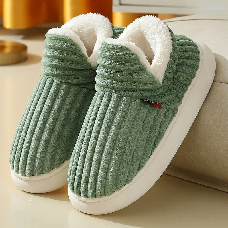 PlushStep™ – Chaussons Hiver Doux & Chauds | Femme & Homme Confort Peluche