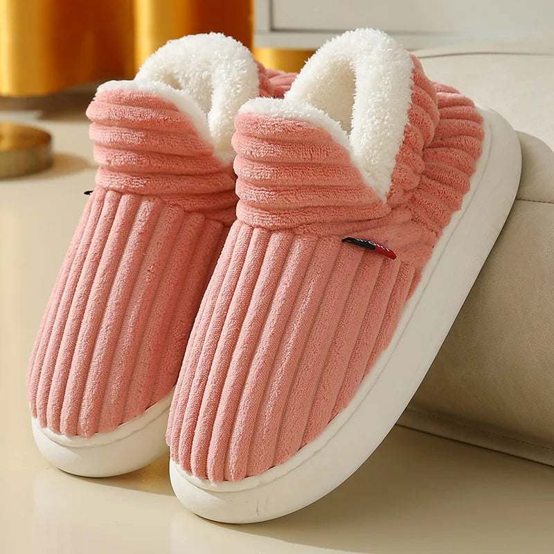 PlushStep™ – Chaussons Hiver Doux & Chauds | Femme & Homme Confort Peluche