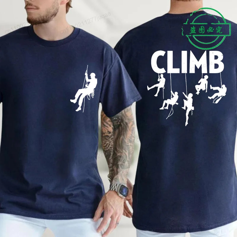 T-shirt Born To Climb Homme – Tee-shirt Escalade & Randonnée Respirant Été