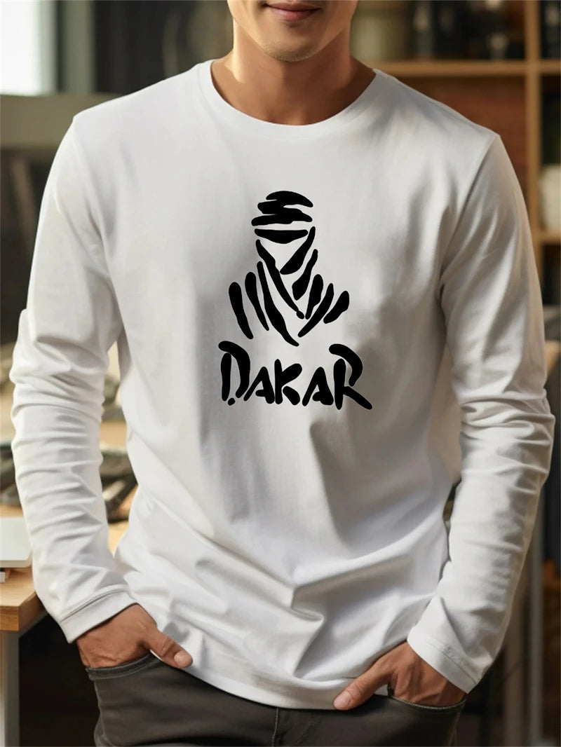 T-Shirt Manches Longues DAKAR – Oversize Streetwear 3D & Style Urbain