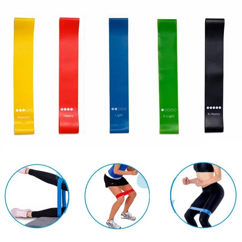FlexPro™ 5 Band Set  Set de 5 Bandes de Résistance TPE pour Fitness et Pilates