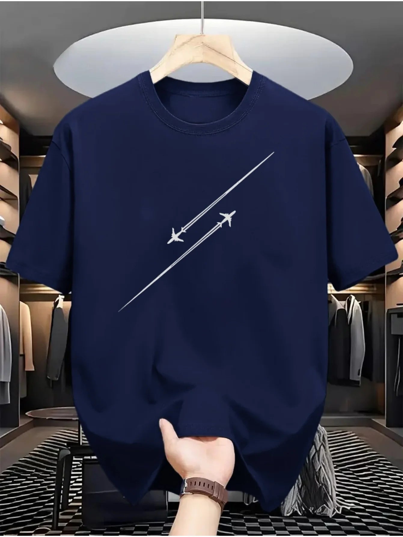 T-Shirt Homme Flight Path – 100 % Coton & Esprit Voyage