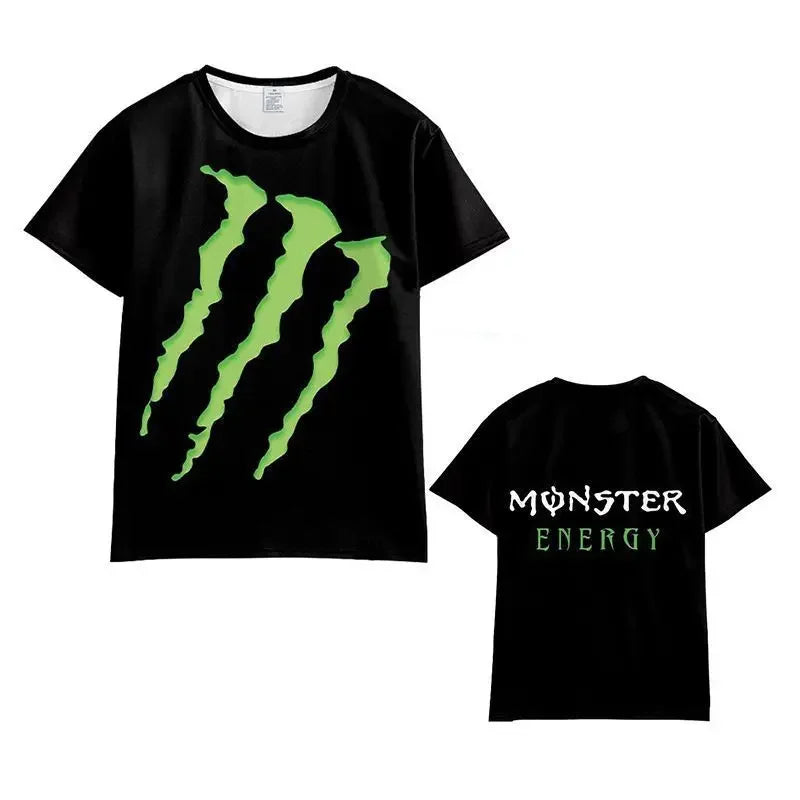 T-Shirt Graphique Griffes Hip-Hop – Streetwear High Street Coton