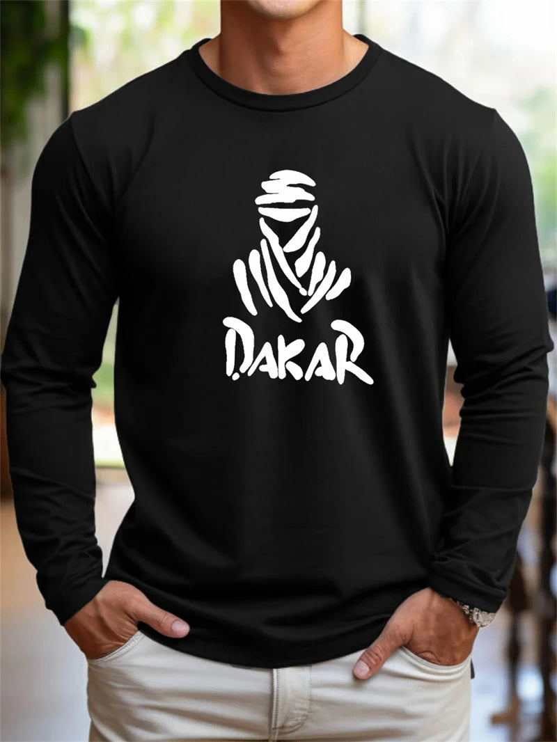 T-Shirt Manches Longues DAKAR – Oversize Streetwear 3D & Style Urbain
