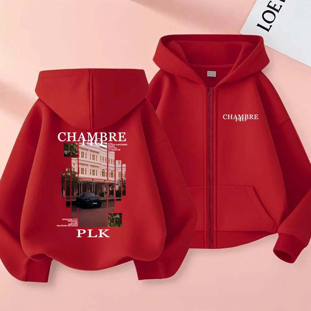 Hoodie Zippé Streetwear Oversize – Veste à Capuche Hip Hop Unisexe