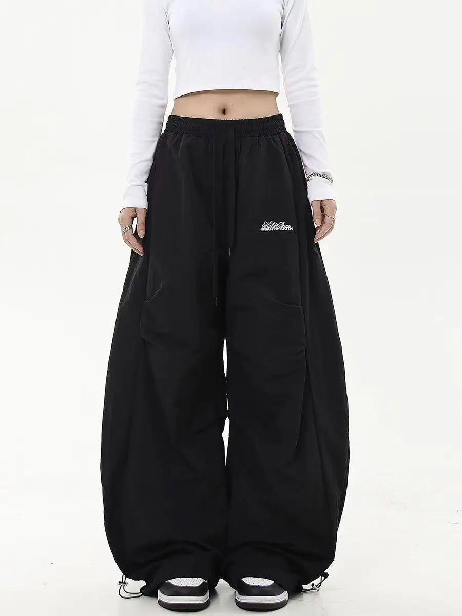 Pantalon Cargo Femme Taille Basse - Style Y2K Hip Hop Streetwear