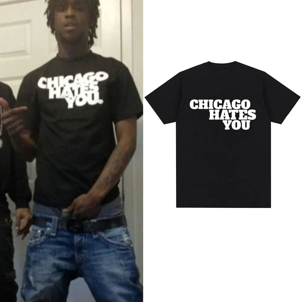 T-Shirt Streetwear Rap Chicago Oversize – Style Hip-Hop Urbain