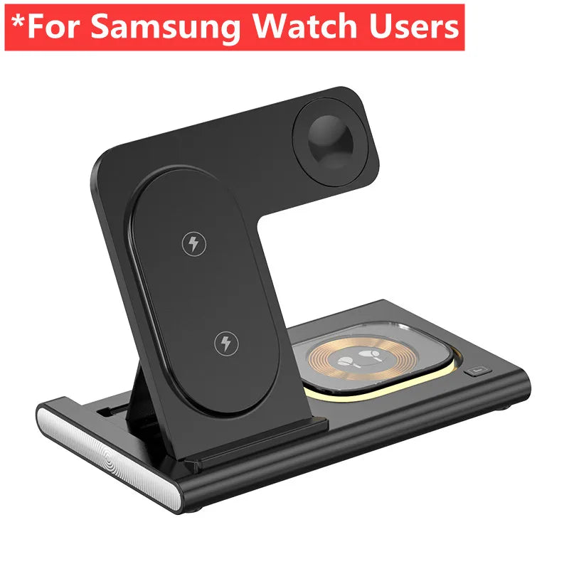 Chargeur Sans Fil 3-en-1 LED Samsung 15W