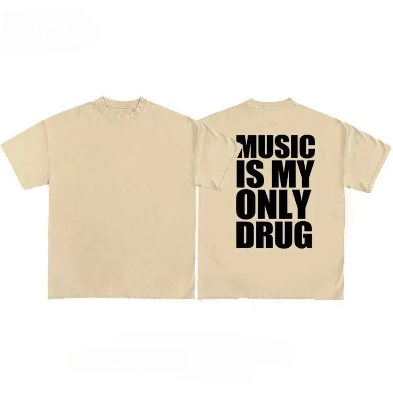 T-shirt Meme Music Is My Drug