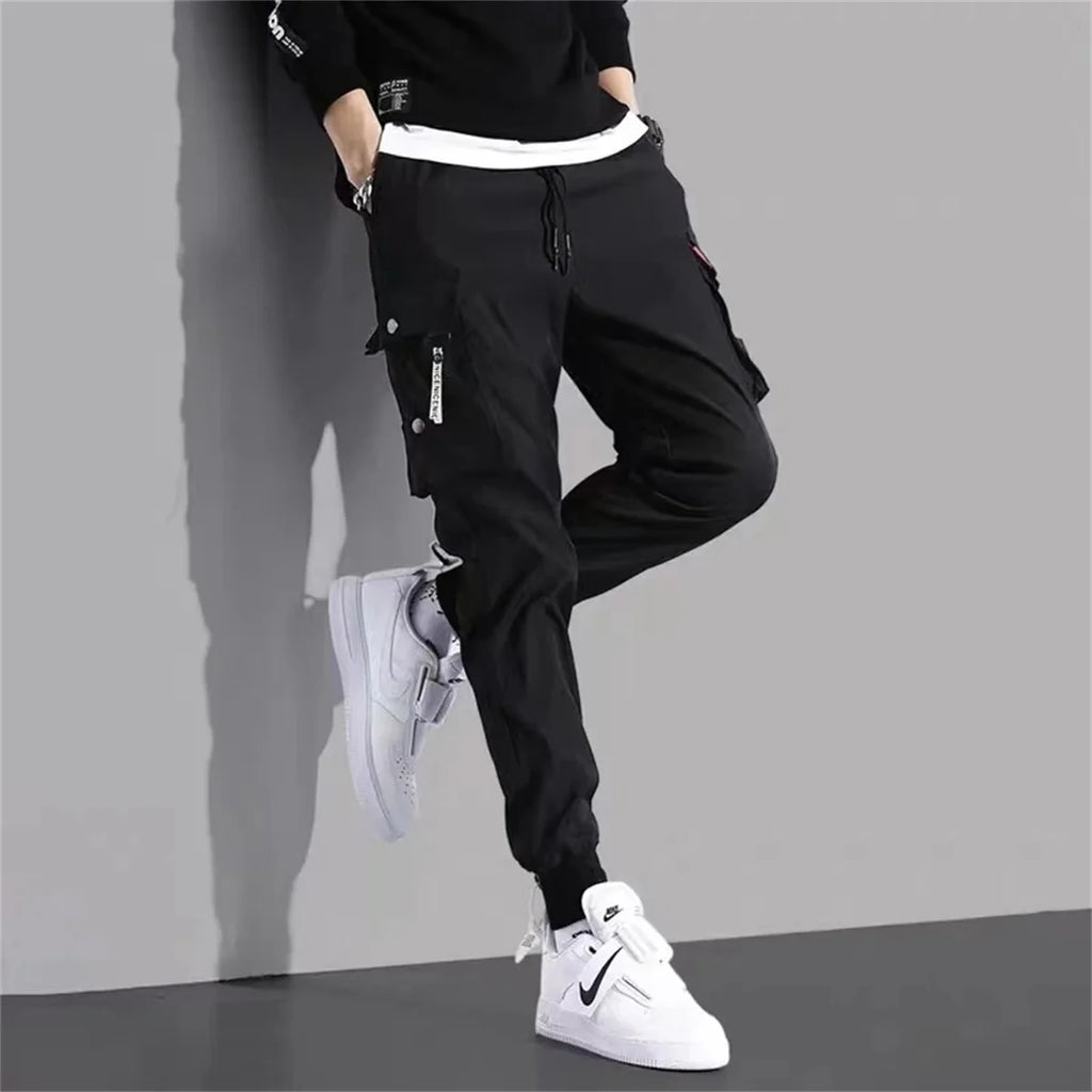 Pantalon Cargo Homme Techwear Multi-Poches - Style Hip Hop Urbain