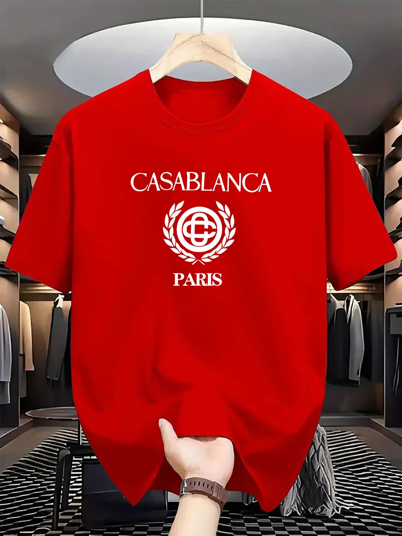 T-Shirt Homme Paris High Street – Coton Épais Premium & Style Urbain