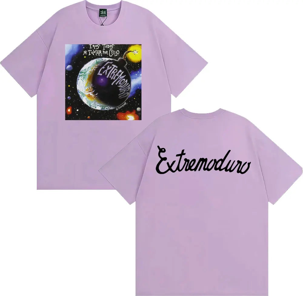 T-Shirt Rock Punk Streetwear – Graphique Tour Vintage Unisexe