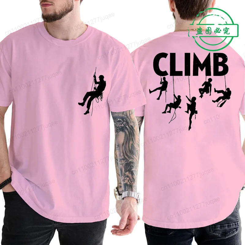 T-shirt Born To Climb Homme – Tee-shirt Escalade & Randonnée Respirant Été