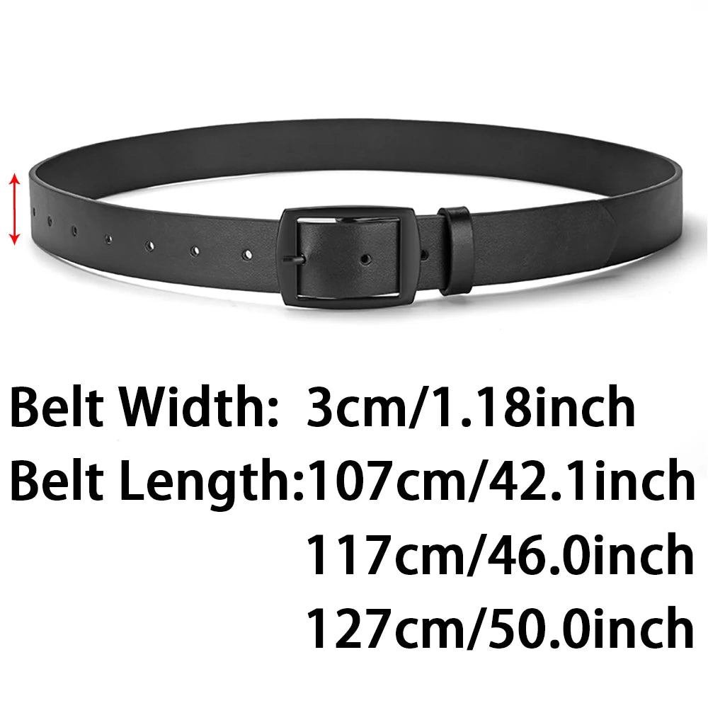 TitanBelt™ – Ceinture Homme en Simili Cuir | Boucle Métal Premium & Style Élégant