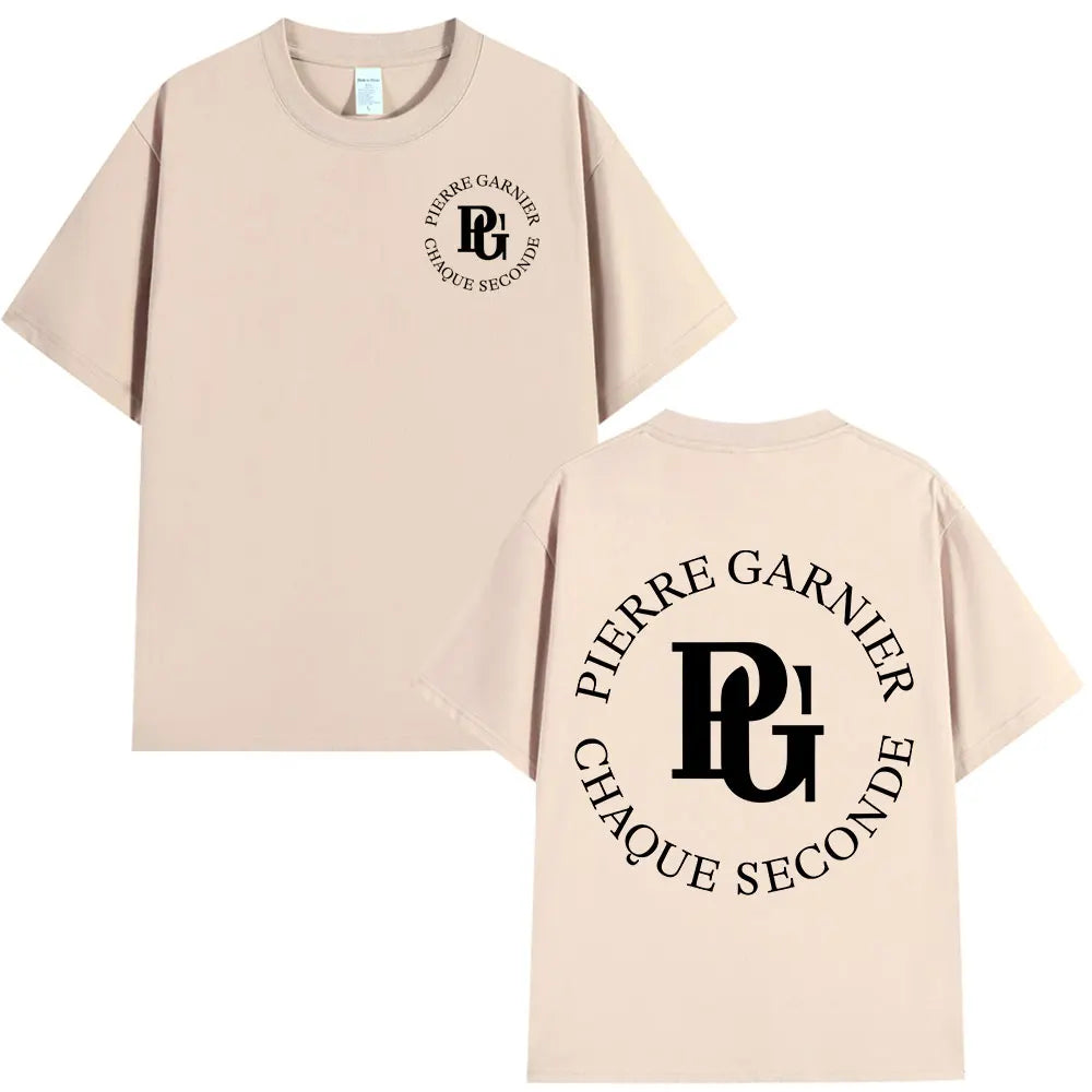 T‑shirt Pop Française Oversize – 100 % Coton Streetwear Été