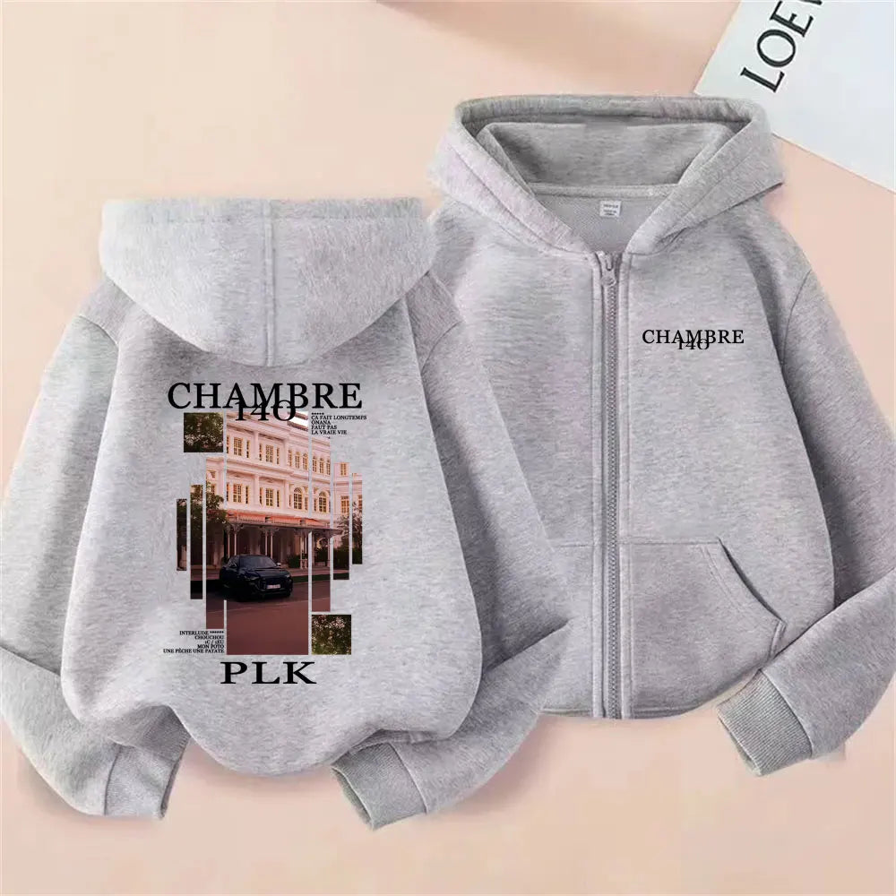 Hoodie Zippé Streetwear Oversize – Veste à Capuche Hip Hop Unisexe