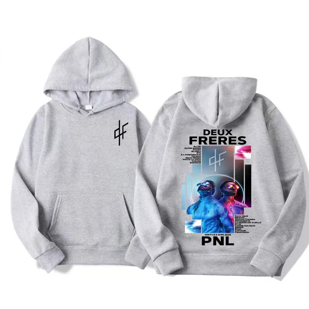 Hoodie Streetwear Graphique Oversize – Sweat à Capuche Hip Hop Unisexe