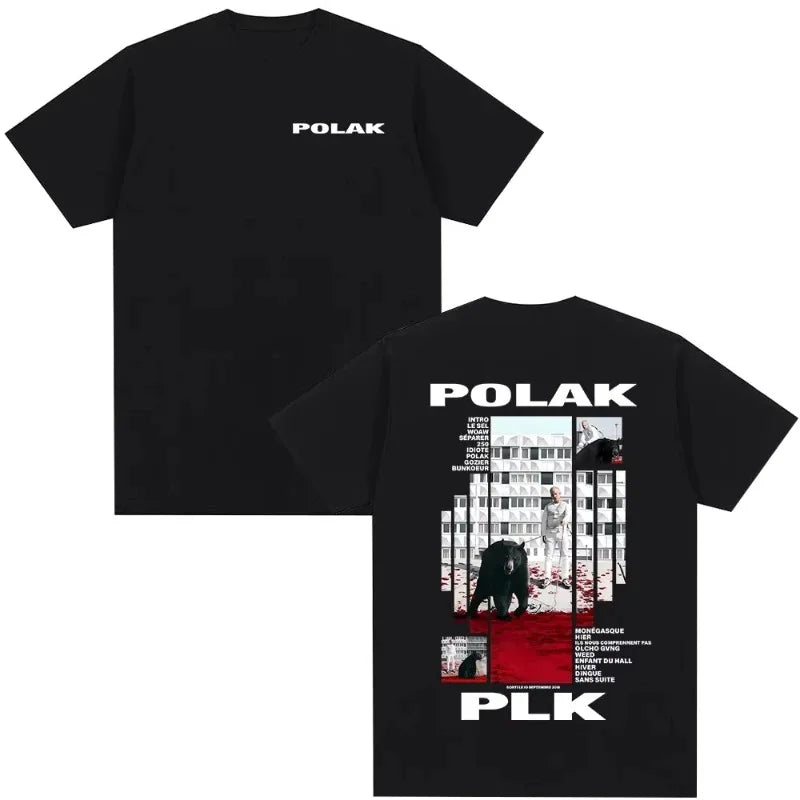 T‑shirt Streetwear Rap Oversize – Graphique Vintage en Coton