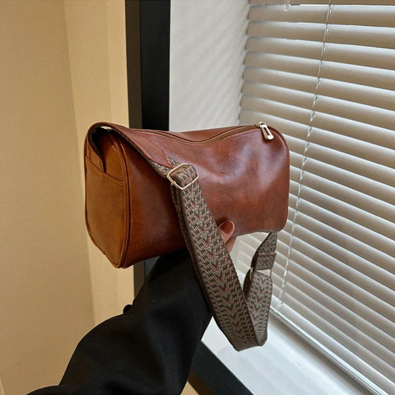 Auréline™ Boston Vintage  Sac Boston Femme en Similicuir Vintage